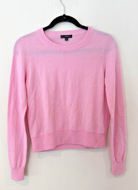 J. Crew Long Sleeve Merino Wool Crew Neck Sweater Pullover Lightweight Size XS